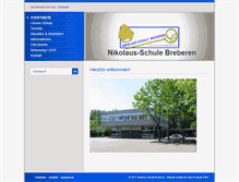Tablet Screenshot of grundschule-breberen.de